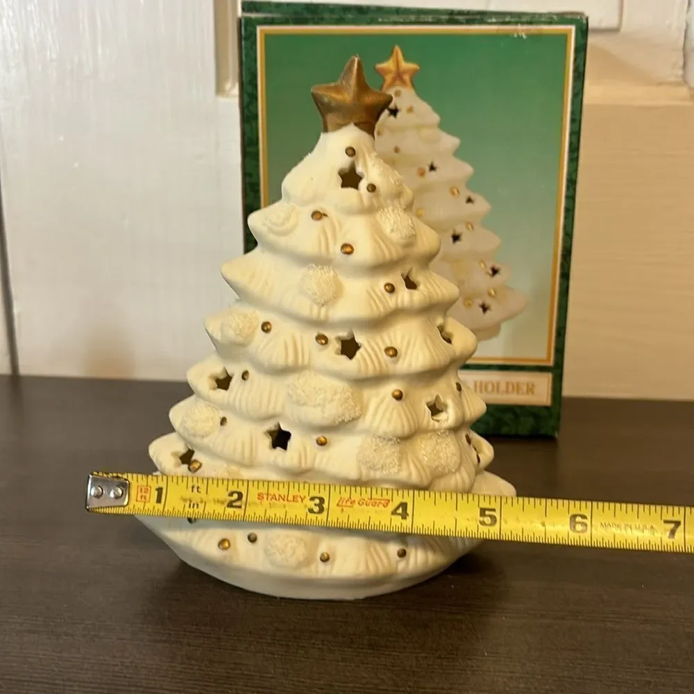 Vintage Christmas Tree Votive Holder